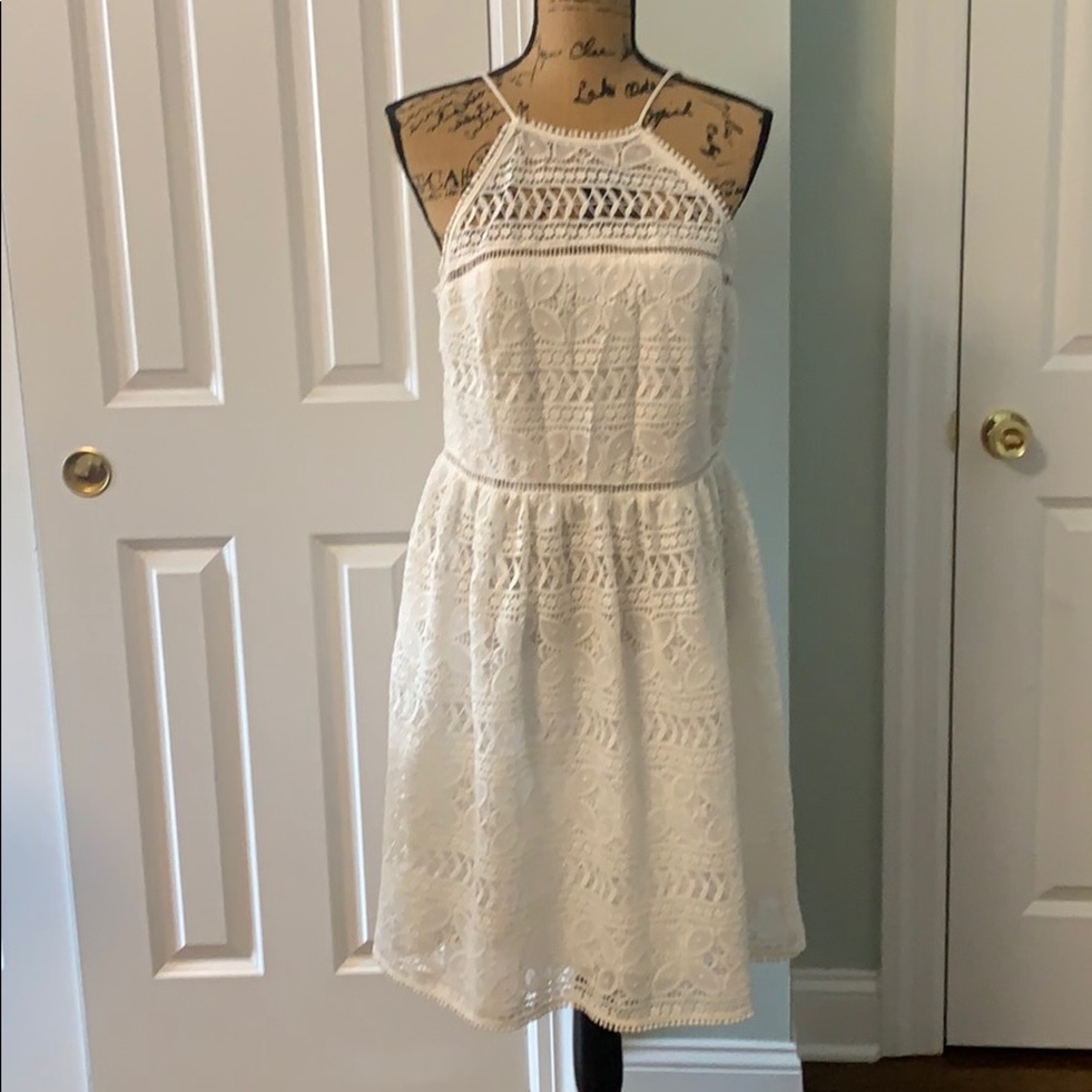 Trina Turk White Dress never worn with tags